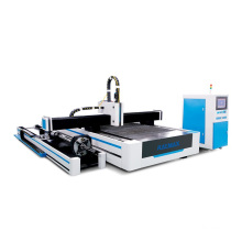 Metal pipe sheet fiber laser cutting machine 1500W for sale